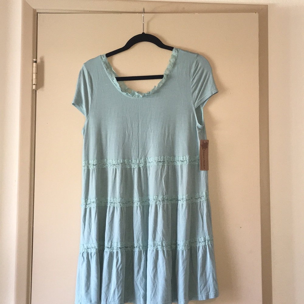 Never worn, Blue dress!